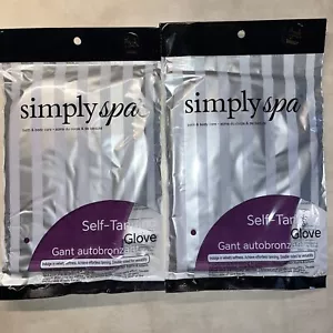 Simply spa Self-Tanning gloves (2) Purple - Picture 1 of 5