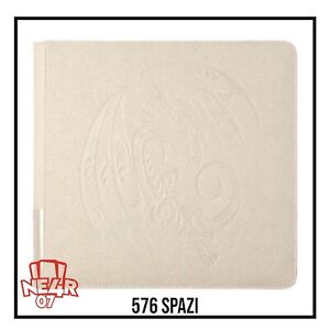 Dragon Shield CARD CODEX 576 Portfolio Album bianco carte side loaded 12 spazi