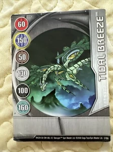 Tarjeta metálica Bakugan Battle Brawler "TIDAL BREEZE" 2/48n BA529-GA-SM-GBL 2008 - Imagen 1 de 2