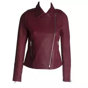 N + Vy Nvy Leather Zip Jacket - Picture 1 of 1