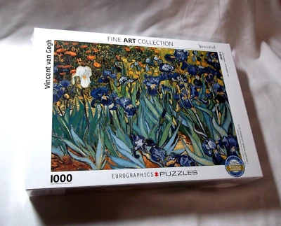 NEW Eurographics Vincent Van Gogh Irises 1000 Piece Puzzle - New - Image 1 of 4
