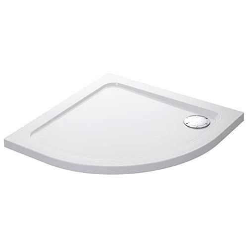 Mira Flight Safe Low Profile 900 x 900 mm Steinharz Viertelkreis rutschfeste Duschtr - Bild 1 von 4