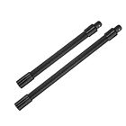 Heavy Duty Black Shaft Extension Bar For Electric And Workshop Use 2Pcs