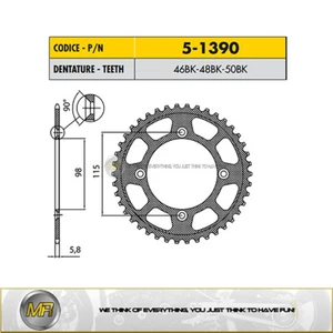 FOR KTM XC 65 2008 2009 ORANGE ERGAL REAR SPROCKET SUNSTAR PITCH 420 - 48 TEETH - Picture 1 of 1