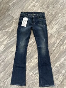 The Sinclair MFGRP Jeans Vassar The Channel Bootcut blau Jeans Größe 27 $ 218 neu mit Etikett - Bild 1 von 5