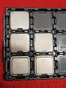 Lot of 5 Intel Core 2 Duo E8500 CPU SLB9K/ 6M/1333/3.16GHz LGA 775 - Picture 1 of 3