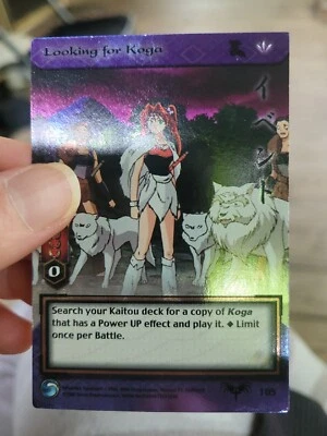 Inuyasha Tcg Searching For Koga Foil 105 - Image 1 of 2