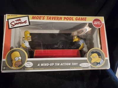 Classic THE SIMPSONS: MOES TAVERN POOL GAME / Tin Homer Wind-Up Collectible (KR) - Image 1 of 4