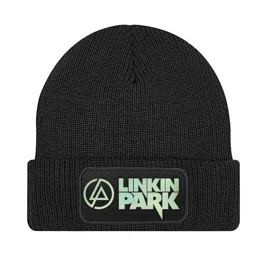 BEECHFIELD Linkin Park Rock Music Logo Schwarze Beanie Strickmutze - STRICK308