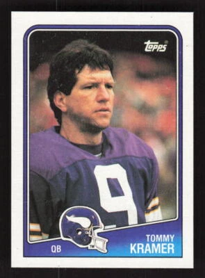 1988 Topps #148 Tommy Kramer Minnesota Vikings - Image 1 of 2