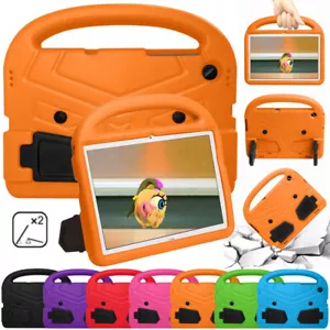 Hülle für Huawei MediaPad T3, T5, M5 T10 Kinder EVA Stoßfester Griff Stand Cover - Bild 1 von 29