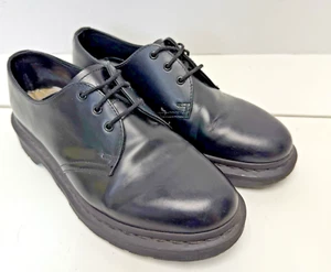 Dr. Martens 1461 Mono Jet Black Oxford Shoes UK 6 – Leather Lace Up Docs DM - Picture 1 of 11