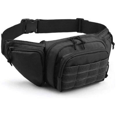 Concealed Carry Fanny Pack Holster Tactical Pistol Waist Pack Bag Gun Holster - Image 1 of 4