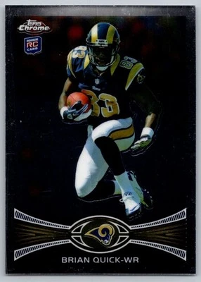2012 Topps Chrome Brian Quick St. Louis Rams #99 - Image 1 of 2