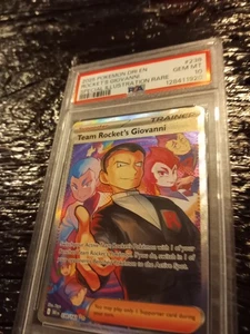PSA 10 Team Rocket's Giovanni 238/182 SIR Pokemon Juego de cartas coleccionables gema de losa graduada como nueva  - Imagen 1 de 3