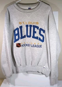 St. Louis Blues Crewneck Sweatshirt Erwachsene XL grau Pullover NHL Hockey LESEN!! - Bild 1 von 20