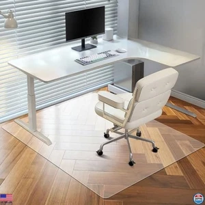Vicwe 46 "x 72" klare Stuhlmatte für Hartholzböden - großer Büroschutz - Bild 1 von 7
