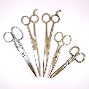 Lot of 5 Vintage Scissors – Singer, Hair Shears, Germany, Embroidery – JRB - Picture 1 of 9