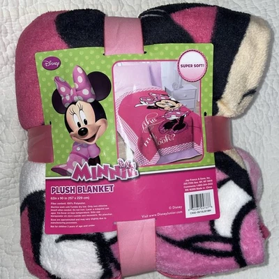 Manta de felpa Disney Minnie Mouse talla 62x90 Foto 1 de 4