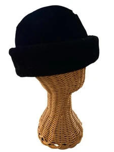 HF Greenfield & Sons Exclusive Of England Faux Fur Women’s Lined Pill Box Hat OS - Picture 1 of 11