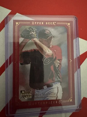 Max Scherzer 2008 Upper Deck Masterpieces #5 papel rojo enmarcado radiocontrol novato  Foto 1 de 2