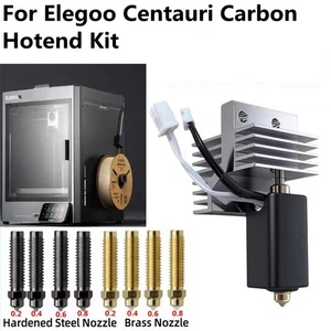 Stampante 3D per Elegoo Centauri Carbon Centauri Hotend Kit Montaggio Ugelli Ricambi - Foto 1 di 36
