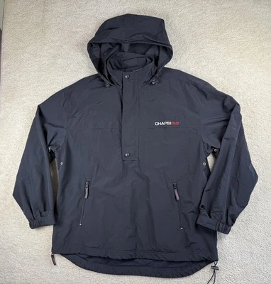 Chaps Ralph Lauren Jacket Mens Large Pullover Hooded Windbreaker Drawstring Y2K - Image 1 of 4
