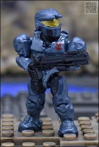 HALO MEGA BLOKS STEALTH COVERT OPS SPARTAN MARK IV MINI FIGURE 97070 BATTLE UNIT - Picture 1 of 5