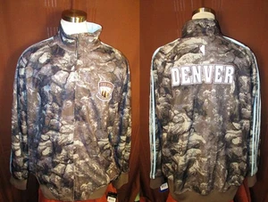 Denver Nuggets Men's Jacket, Camouflage Adidas, Key to Rockies, 3XL New Reg $135 - Picture 1 of 9