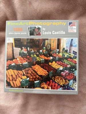 NEW 1000 pc jigsaw puzzle-Louis Cantillo BIOLOGICO-Fine Art Photo Fruit Veg  - Image 1 of 3