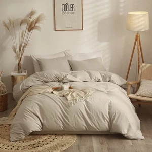 Modern Style King Size Boho Duvet Cover and Comforter Set Luxury Warm Light T... - Picture 1 of 9