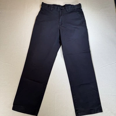 David Taylor Pants 30 X 30 Black Khaki Trouser Work Restaurant Catering Sears - Image 1 of 4