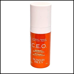 Sunday Riley C.E.O. 15% Vitamin C Brightening Serum 8 mL Travel Size - Picture 1 of 8