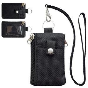 Minimalist RFID Blocking Small Wallet with ID Window,WaterResistant Zip Id Ca... - Picture 1 of 7