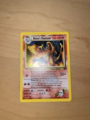 Pokémon TCG Blaine's Charizard Gym Challenge 2/132 Slightly Worn - Image 1 of 2