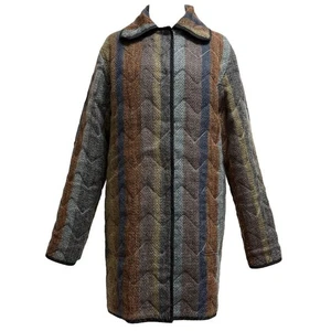 Cappotto trapuntato reversibile Missoni vintage etichetta arancione donna taglia 42 Made in Italy - Foto 1 di 5