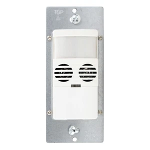 ENERLITES MWOS-W MULTI TECH OCCUPANCY SENSOR WALL SWITCH, 120/277V, 800W, WHITE - Picture 1 of 4
