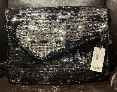 Bolso clutch The Limited de lentejuelas Foto 1 de 4