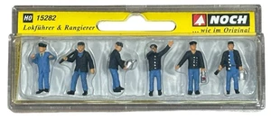 NOCH HO Scale Figuren Motor & Umschalter Fahrer #15282 NEU - Bild 1 von 3