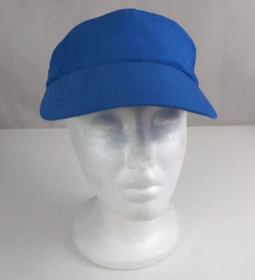 Visera unisex ajustable azul liso vintage Foto 1 de 4