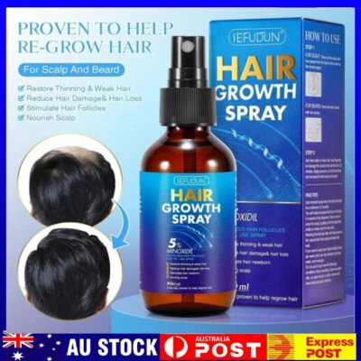 Hair growth serum anti hair loss treatment spray,regrow new hair minoxidil 5% AU - image 1 of 4