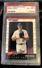 2001 DONRUSS BASEBALL'S BEST SILVER #R87 MARK PRIOR PSA 8 NM - MNT