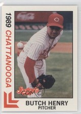 1989 Best Chattanooga Lookouts Butch Henry #9