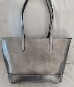 Patricia Nash Verzi Leather Tote Bag Antique Platinum Purse handbag NWT - Picture 1 of 5