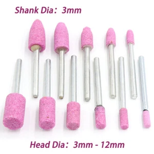 Rotary Ceramics Grinding Mounted Stone Drill Bit 3mm Shank for Dremel Grinder - Picture 1 of 4