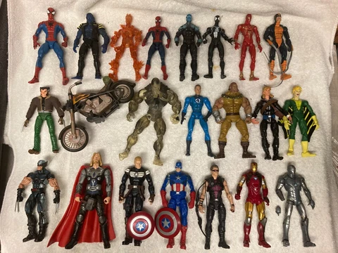 ToyBiz & Hasbro Marvel Legends Action Figures Loose You Pick! Spider-Man X-Men Cover