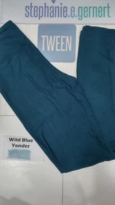 LuLaRoe Tween Solid Dark Blue Leggings Navy Wild Yonder - Picture 1 of 1