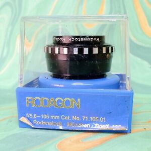 Rodenstock Rodagon 80mm F 1:5,6 Zoom Lens-Enlarger Lens With Case Coating Issue