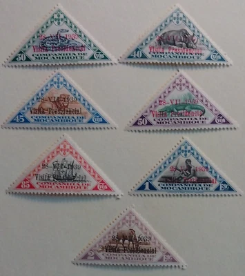 Mozambique Company Stamps, 1939, sc#194-200, Mint, VLH, OG, Complete Set - Image 1 of 4