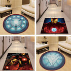 Iron Man Arc Reactor Floor Rug Carpet Room Doormat Non-slip Chair Mat